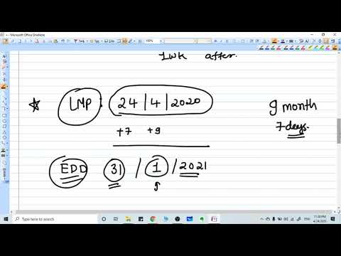 How to Calculate EDD